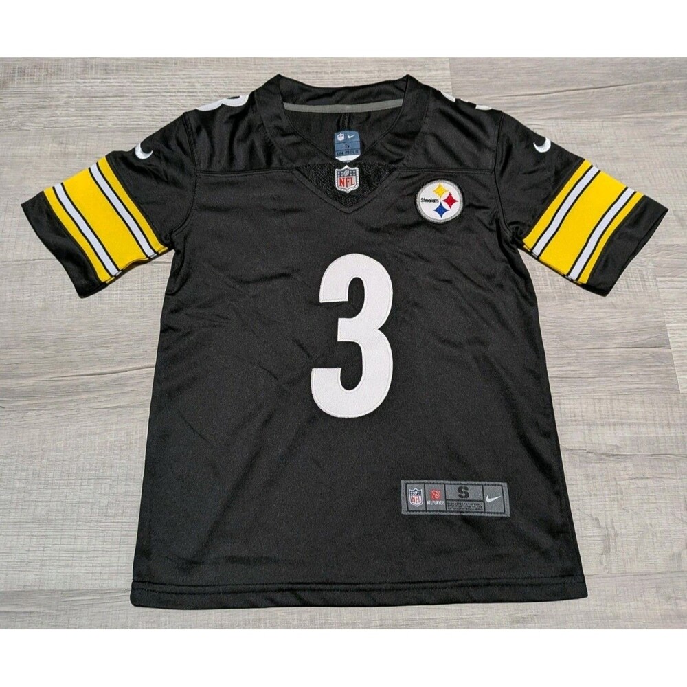 Nike On Field Russell Wilson #3 Pittsburgh Steelers NFL Jersey Youth Sz S